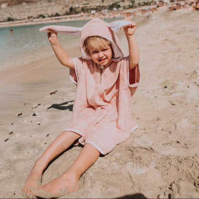 Short-Sleeve Poncho RABBIT - For KIDS (Size 122-150)