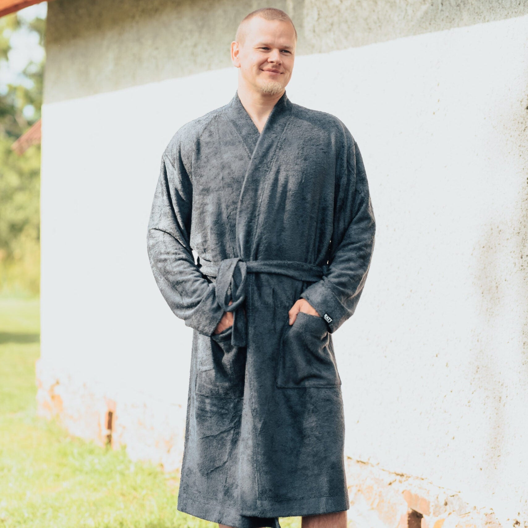 Bathrobe for Men - Bamboo Terry