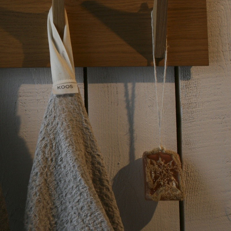 Big Linen Towel - Textured Grey